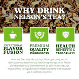 Nelson's Tea Birch Bark - Cut & Sifted Betula Alba Spice Loose Leaf Tea - Wildcrafted Betula Pubescens Spice Blend for Traditional Use, Natural Tea