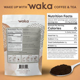 Waka Instant Black Tea Mix, Kenyan - 100% Tea Leaves, No Additives, Unsweetened Tea Powder for 50 Quarts or 200 Cups - Easy and Quick Hot or Iced Teas