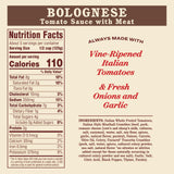 Rao's Homemade Bolognese Sauce 24 oz, Tomato Sauce, All Purpose, Keto Friendly Pasta Sauce, Premium Quality Tomatoes from Italy, Beef, Pork & Pancetta
