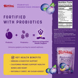 Mariani Probiotic Prunes Pitted Unsweetened, 7oz Bulk Dried Fruits No Sugar Added, Supports Healthy Bones, Immune and Digestive Health