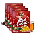 Red Label Tea by Brooke Bond | Loose Tea | Black Tea | Compatible for Chai & Milk | Premium Blend | Refreshing Taste | 900 Grams (Pack of 4)