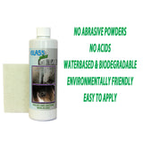 Glass Plus Metal - Polish and Restore | Hard Water Deposit & Stain Remover | Shower Glass, Stainless Steel Frames, Kitchen, Bath Fixtures, Windshield