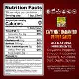 Arizona Gunslinger Cayenne Habanero Pepper Sauce, Bold Habanero Hot Sauce Made with Cayenne Peppers for a Fiery Southwest Kick, Perfect for Adding