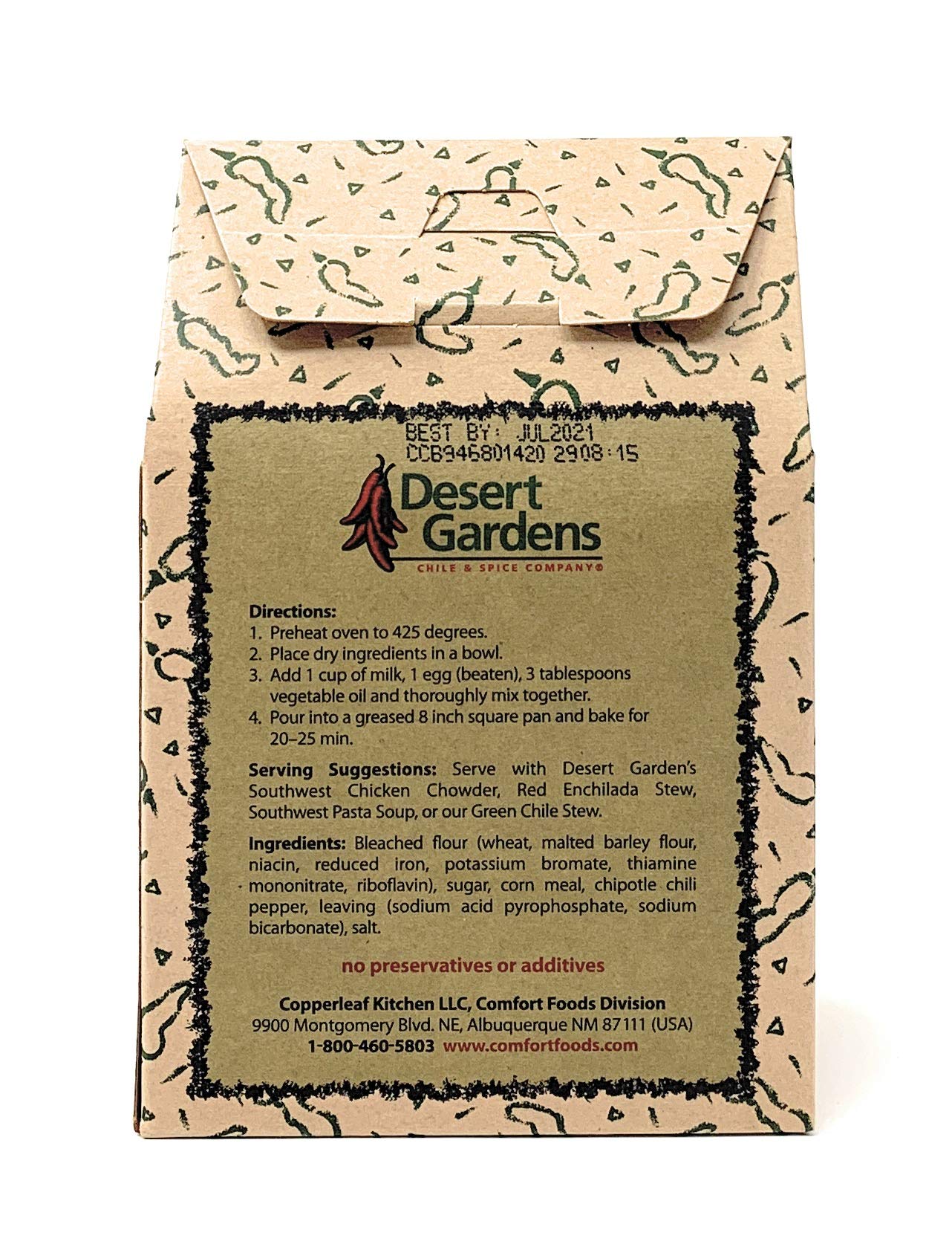 Desert Gardens Chipotle Corn Bread