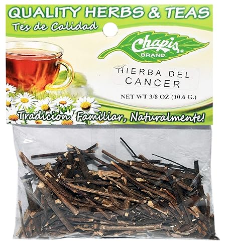 3 PIECES CHAPIS HIERBA DEL CANCER NATURAL HERBS HIERBAS Net Wt. 3/8oz (10.6g)