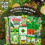 St Patrick’s Day Variety Pack Gift Basket Care Package, Candy, Chips Lucky Irish Themed Gift Box