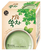 SONGWON Korean Traditional Mugwort Tea, 15 Sticks (1 Pack)