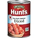 Hunt’s No Salt Added Diced Tomatoes, Perfect for Chili & Soups, 14.5 oz. Can