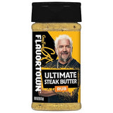 Guy Fieri's Flavortown Ultimate Steak Butter Seasoning - Blend of Salt, Spices, & Garlic, Gluten-Free Meat Rub for Cooking & Grilling, Use on Steaks