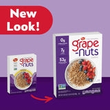 Grape-Nuts Cereal, Low Fat, High Fiber, Kosher, 20.5 oz Box