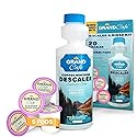 Grand Cafe - Keurig Coffee Machine Descaler and Cleaner Kit - 5 Uses per Bottle + 5 Cleaning Rinse Cups - Compatible with Keurig 2.0 & All