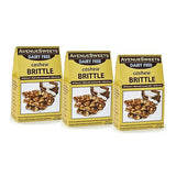 AvenueSweets - Handcrafted Old Fashioned Dairy Free Vegan Nut Brittle - 3 x 7 oz Boxes - Cashew