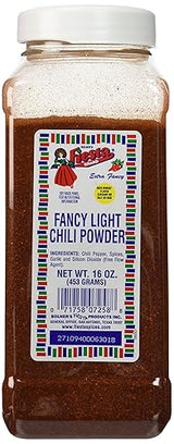 Bolner's Fiesta Fancy Light Chili Powder 16oz