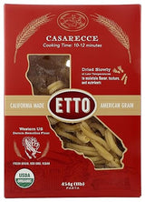 Etto, Pasta Casarecce Organic, 16 Ounce