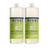 Mrs. Meyer's Multi-Surface Concentrate Lemon Verbena, 32 OZ (Pack of 2)