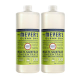Mrs. Meyer's Multi-Surface Concentrate Lemon Verbena, 32 OZ (Pack of 2)
