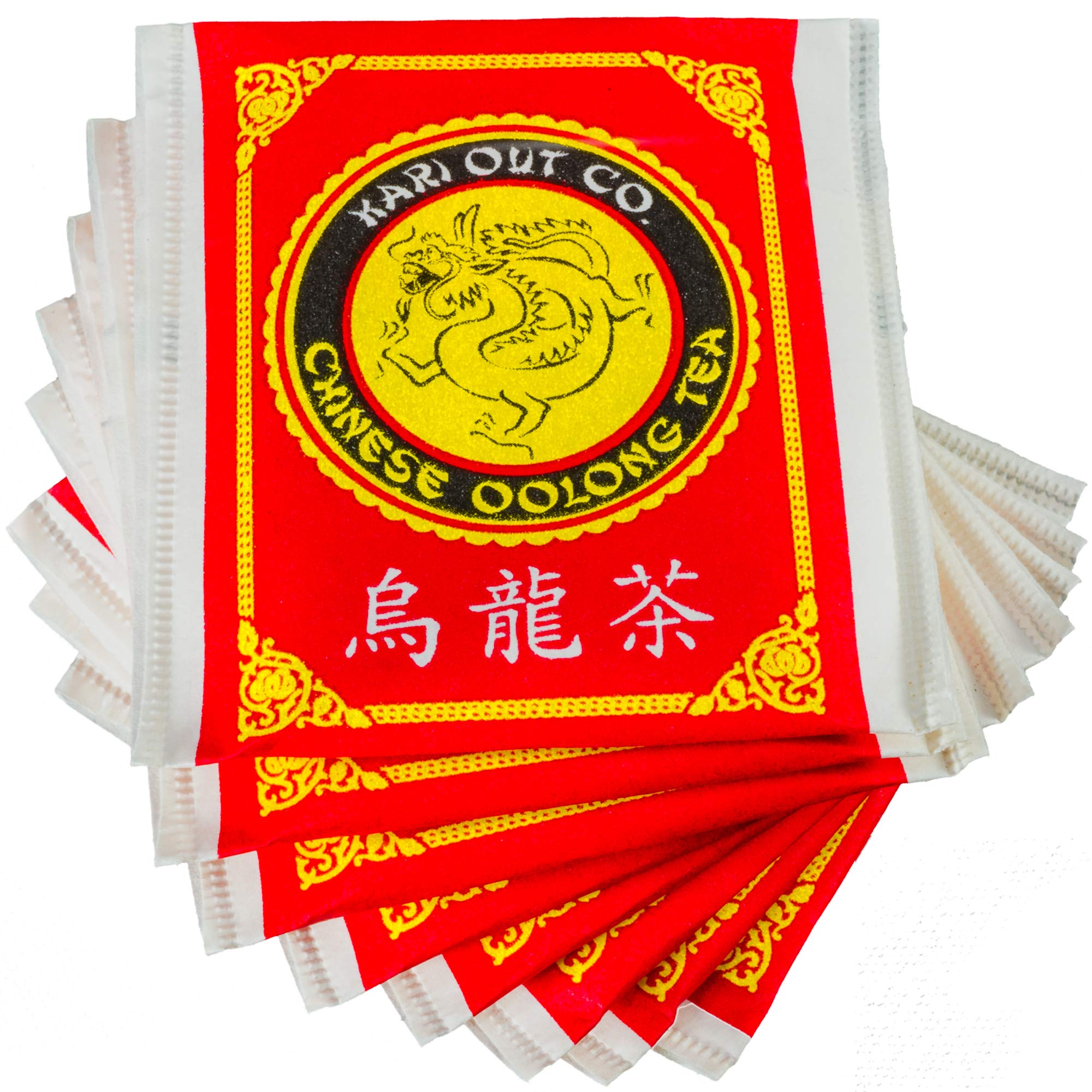 Authentic Restaurant-Grade Oolong Tea Bags 600 Pk. Premium Chinese Tea Sachets for Hot or Iced Caffeinated Drinks. Individually Packed Semi-Fermented