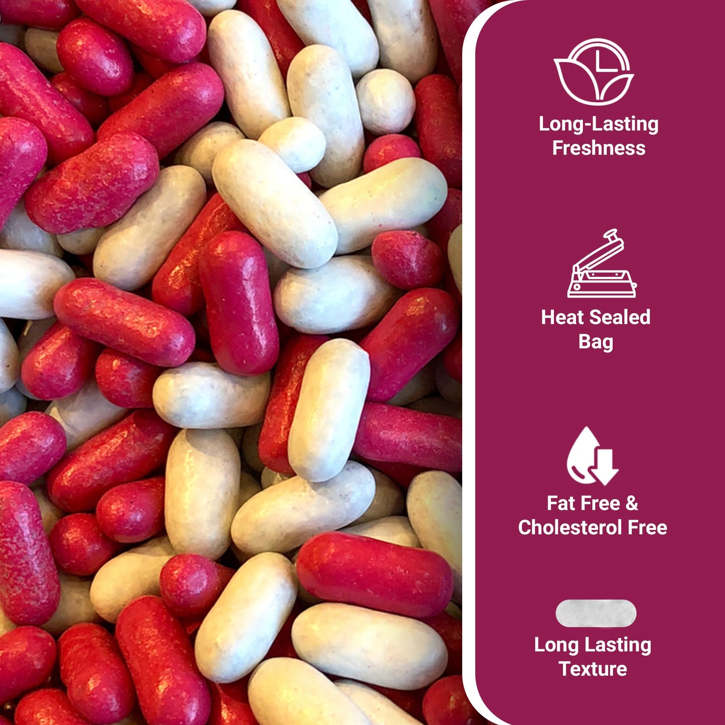 Good And Plenty Candy, 2 Pound Bulk Bag, Fat Free Treat, Pink & White Nostalgic Licorice Candy - Gumball Machine Refills, Licorice Flavored Candies