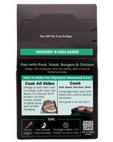Char Crust Dry-Rub Seasonings Hickory & Molasses | All-in-one seasonings | Perfect for Burgers, Steak, Chicken, Salmon | Signature Crust that Seals in
