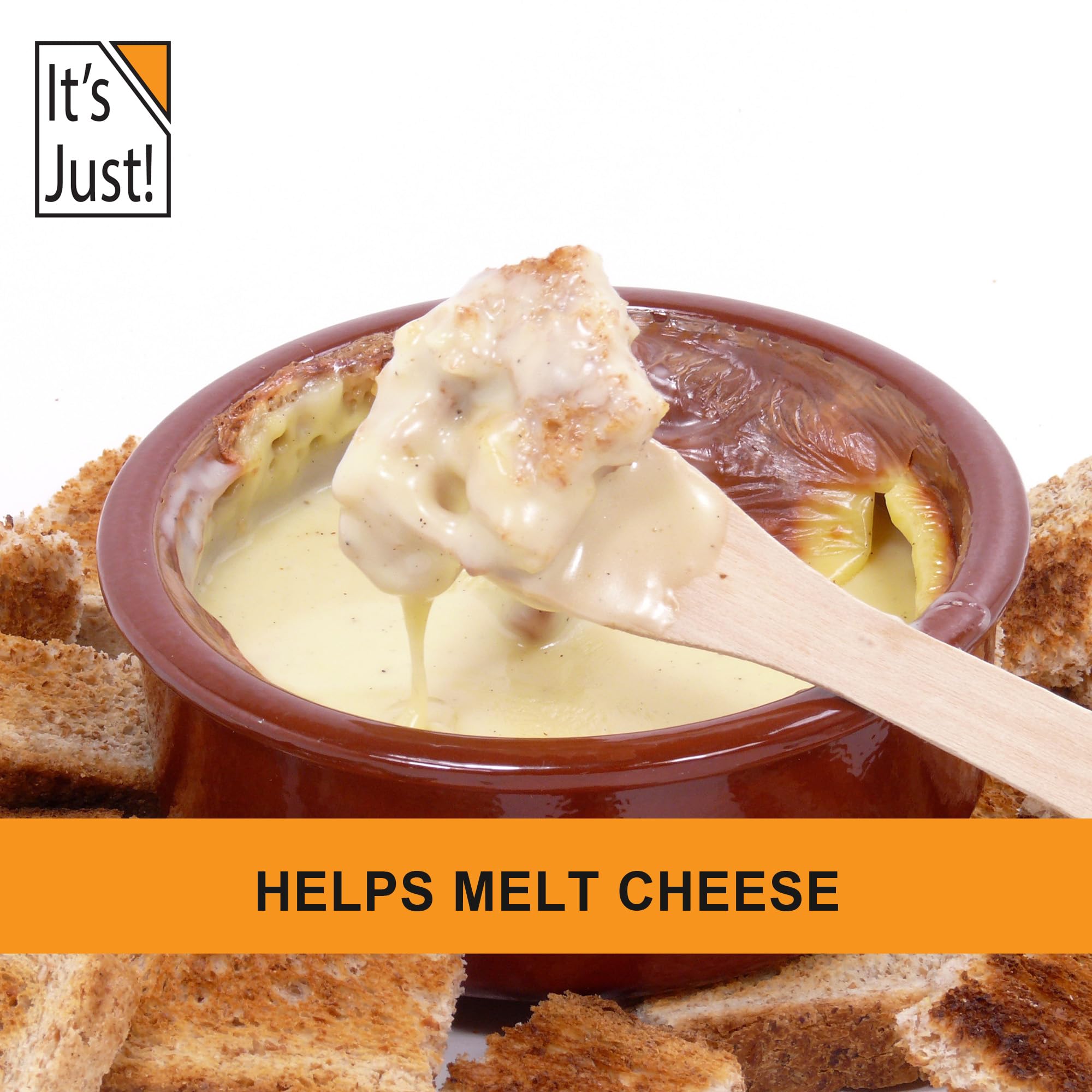 It's Just - Sodium Citrate, Food Grade Thickener, Non-GMO, Cheese Sauce Emulsifier, Spherification, Preserve Foods, 11oz