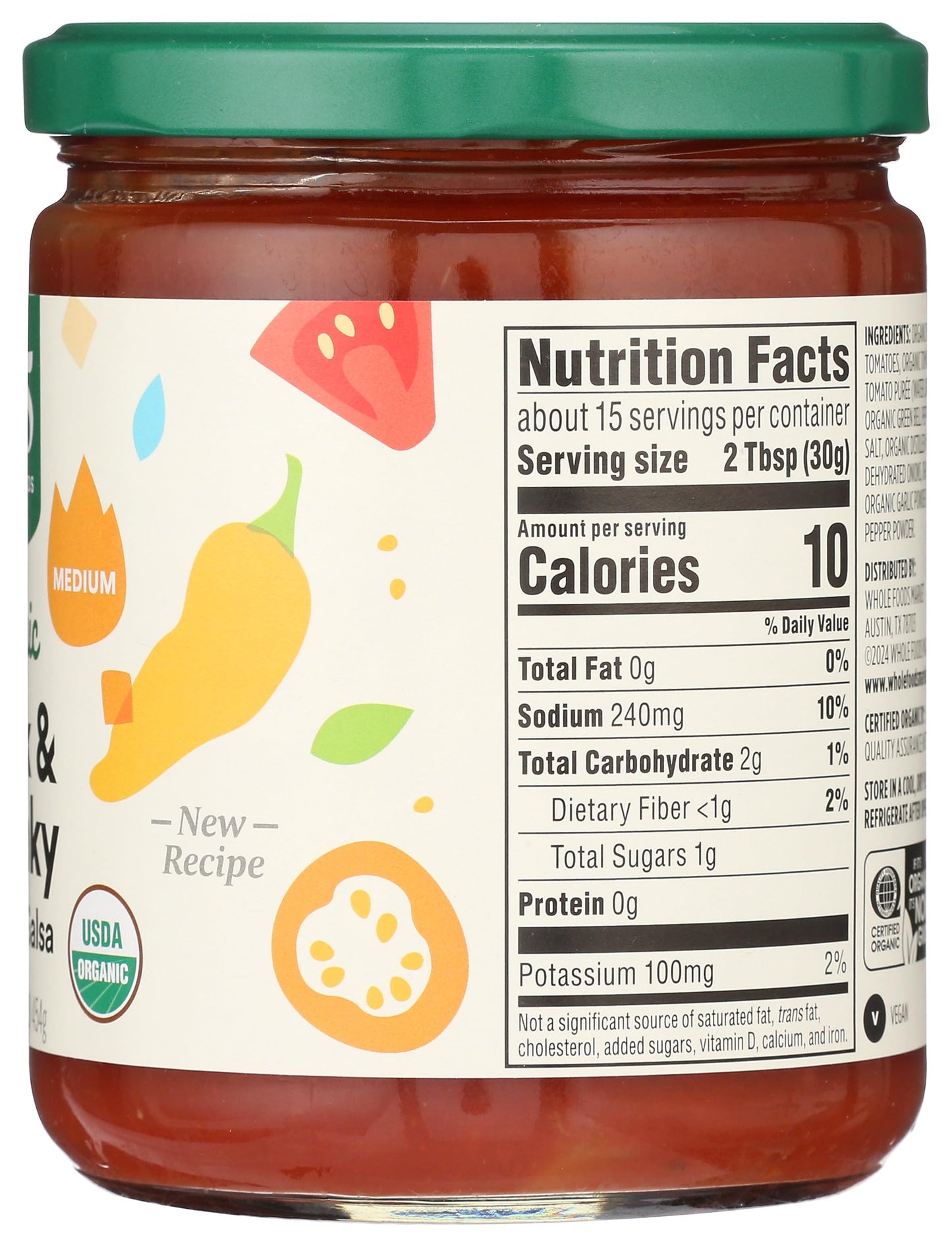 365 By Whole Foods Market, Organic Thick & Chunky Medium Salsa, 16 Ounce