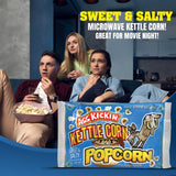 ASS KICKIN’ Kettle Corn Microwave Popcorn - 12 Pack - Ultimate Sweet Gourmet Gift - Try if you dare!