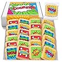 Superhero Cookies 24 Pack | Bulk Party Favors Birthday Party | Individually Wrapped | Pow Boom Bang Wow Treats Snacks