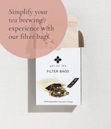 Art of Tea | Rose Black | 50 Count Pyramid Tea Bag Sachets
