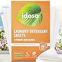 Laundry Detergent Sheets 80 Loads Stain-Fighting Enzymes - Plant Powered Fragrance Microcapsules Eco-Friendly Laundry Soap Sheets - Home or Travel
