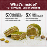 Eastanbul Dubai Style Turkish Delight with Dubai Filling, Lokum, 8.8oz