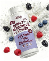 Sunny & Honey Carpet Deodorizer and Freshener Powder - Pet Safe Rug Refresher for Vacuuming - Berry Odor Eliminator for Strong Odor and Pet Urine (20