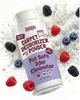 Sunny & Honey Carpet Deodorizer and Freshener Powder - Pet Safe Rug Refresher for Vacuuming - Berry Odor Eliminator for Strong Odor and Pet Urine (20