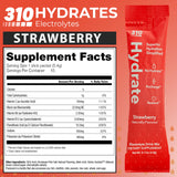 310 Nutrition Sugar Free Electrolytes Powder - Instant Hydration Packets for Daily Fluid Balance - Caffeine-Free Rehydration Drink Mix, Low Calorie