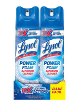 Lysol Bathroom Cleaner Spray, Blue, Island Breeze, 48oz (2X24oz)
