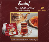 Sadaf Earl Grey Tea Bags | Special Blend Earl Grey Ceylon Black Tea | Product harvested in Sri Lanka | 50 bags (pack of 1)