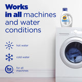 Tide Hygienic Clean Heavy Duty 10x Free Liquid Laundry Detergent, Unscented Scent, 149 fl oz, 106 Loads, HE Compatible