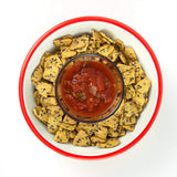 Corn Chips with Flax Seed, Healthy Snacks, Bulk Size (1 lb. Resealable Zip Lock Stand Up Bag)