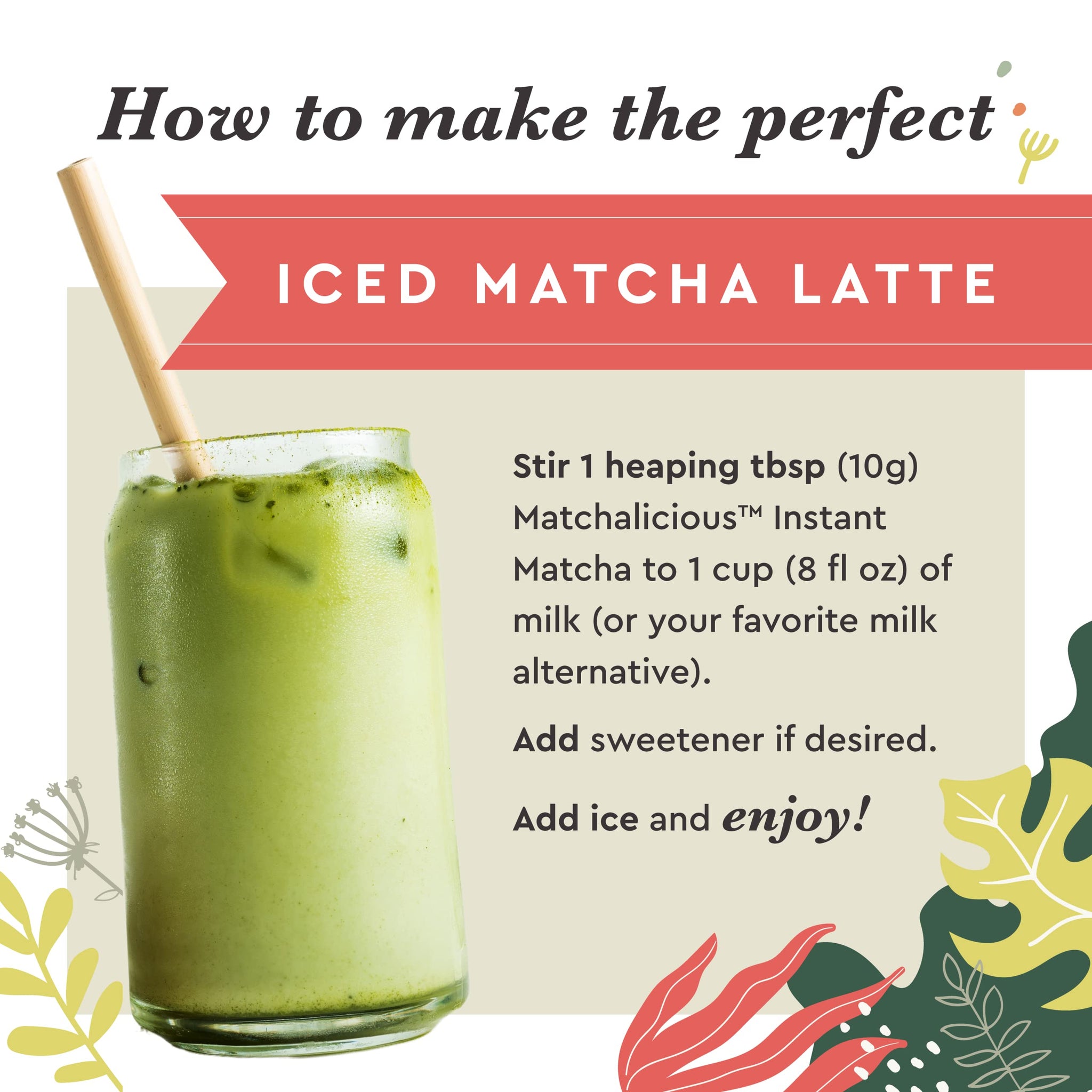 Matchalicious Japanese Matcha Powder, Unsweetened Green Tea Powder Vegan, Gluten Free, 0g Sugar, For Baking, Lattes, Smoothies, and Matcha Tea, Just