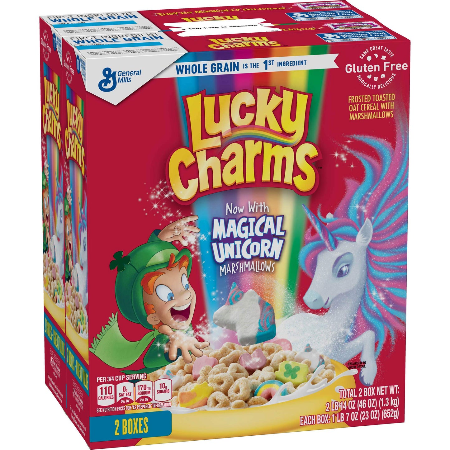 Swicars General Mills Lucky Charms, 46 oz. L M