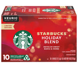 Starbucks Holiday Blend K-cups Coffee (Holiday Blend, 10 Count (Pack of 2))