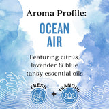 Aura Cacia Ocean Air Essential Oil Blend, Boxed 0.25 fl. oz. - Light Aroma, No Synthetic Fragrances