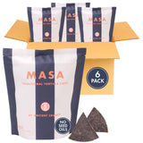MASA Chips Blue Corn Tortilla Chips Cooked in Beef Tallow - Seed Oil Free Snack, 6pk×5 oz each- Handmade with Only Naturally Grown Blue Corn & Sea