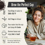Numi Organic Breakfast Blend Tea | 18 Black Tea Bags | Assam, Ceylon & Darjeeling Black Teas | Caffeinated