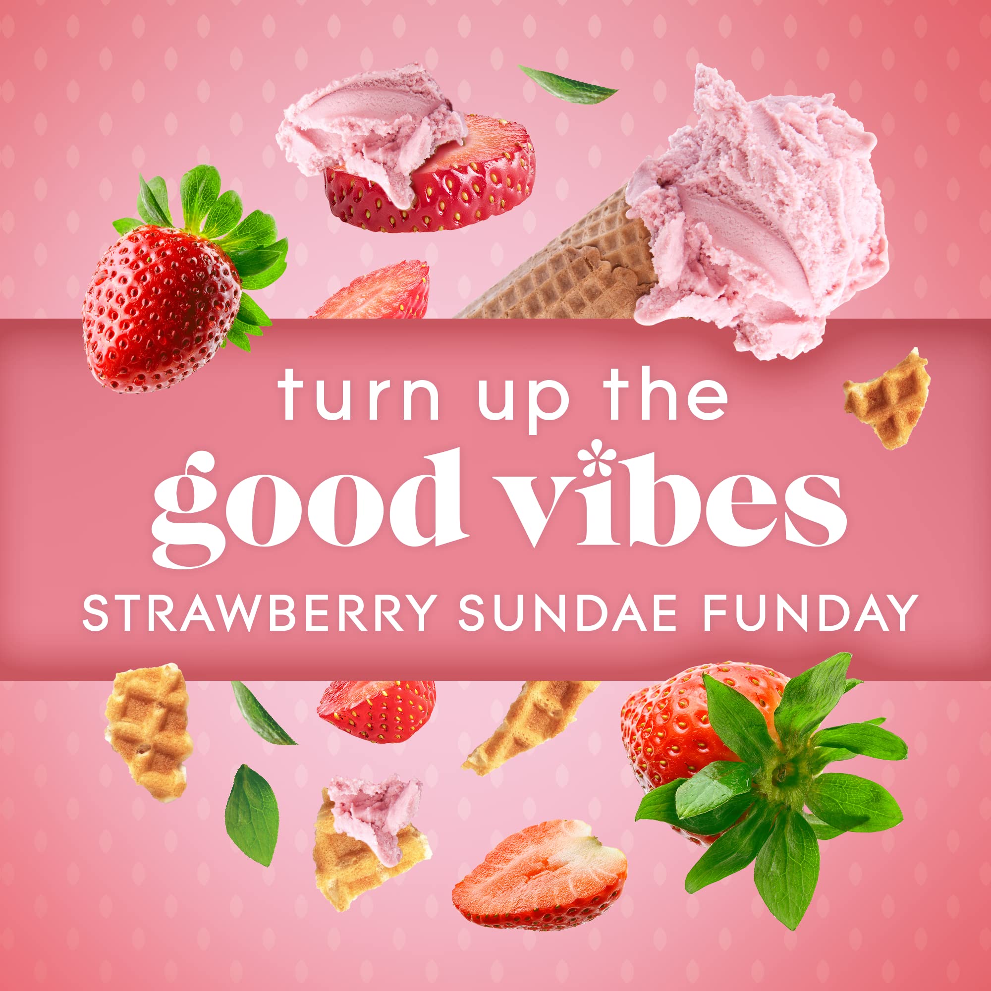 Glade PlugIns Refills Air Freshener, Scented and Essential Oils for Home and Bathroom, Strawberry Sundae Funday, 1.34 Oz, 2 Count