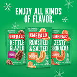 Emerald Nuts Cinnamon Toffee Pecans (1-Pack) | 5oz Resealable Bag | Kosher Dairy Certified, Non-GMO, Contains No Artificial Preservatives, Flavors or