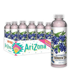 AriZona Blueberry White Tea - Premium Brewed Iced Tea, 20 Fl Oz (Pack of 12)