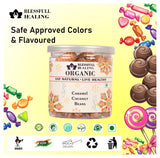 Blessfull Healing Organic Caramel Coconut Beans 300 Gram Airtight Container