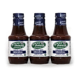Sticky Fingers Carolina Sweet BBQ Sauce, 18 Oz, 3 Pack Bundled with a JFS Recipe Card