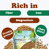 Food to Live Organic Coriander Powder, 12 Pounds - Freshly Ground, Pure, Natural Spice for Cooking, Baking and Seasoning, Non-GMO, Vegan, Kosher, Bulk