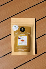 Organic Saffron Organic Ginger Herbal Tea - for better health and wellness (Pack of 1, Saffron Ginger)